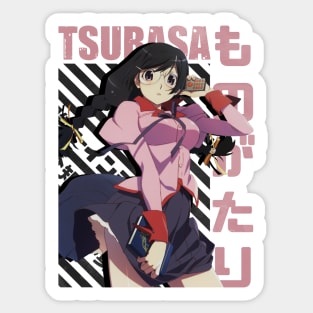 Monogatari - Tsubasa Hanekawa Sticker